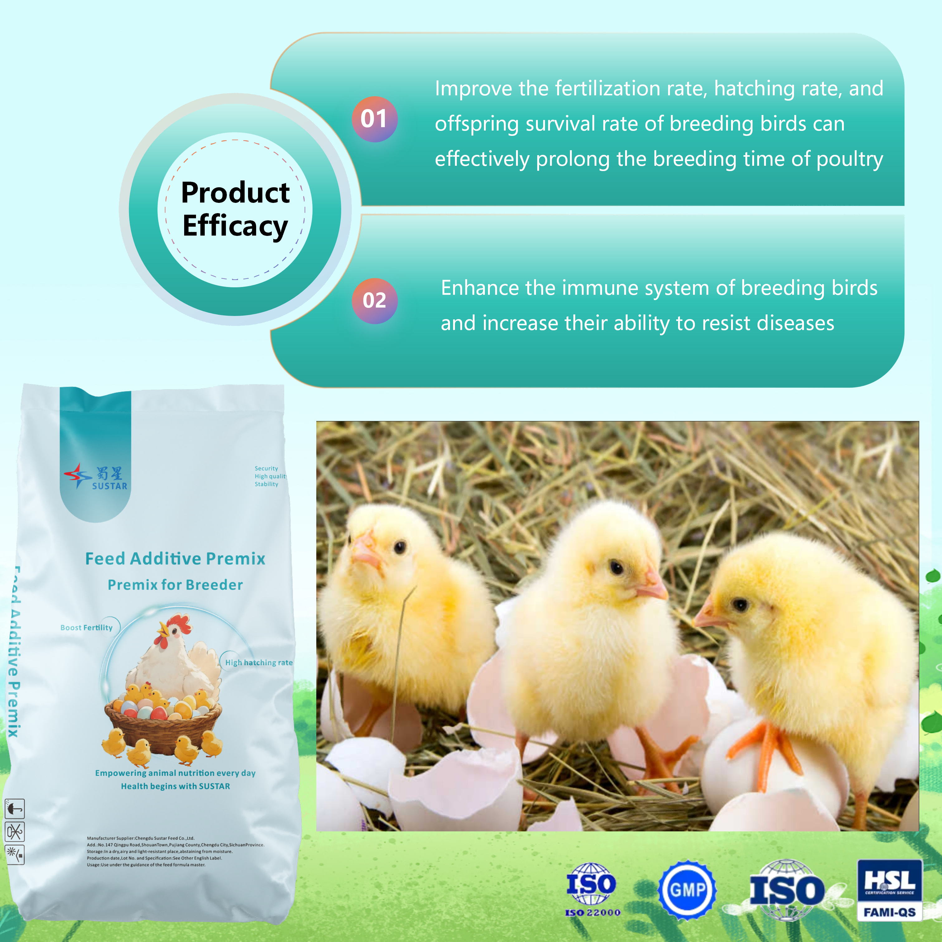 Premix rau kev yug qaib