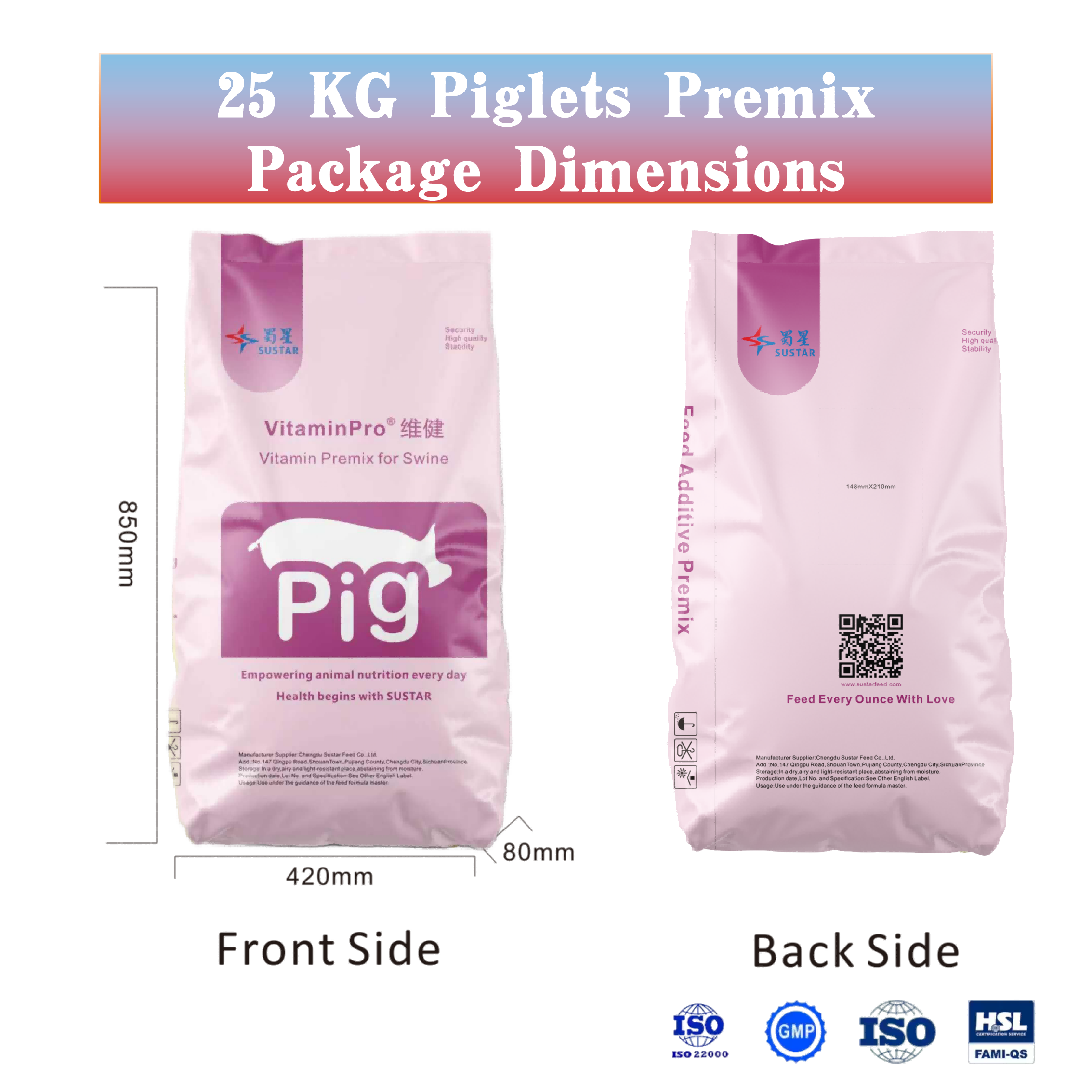 Vitamin Premix rau menyuam npua Vitamin Pro X301 (1)