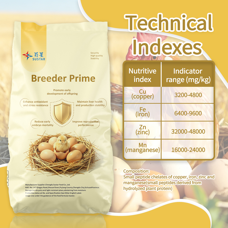 Organic Amino Acid Chelated Trace Minerals Premix for Breeder Poultry BreederPrime