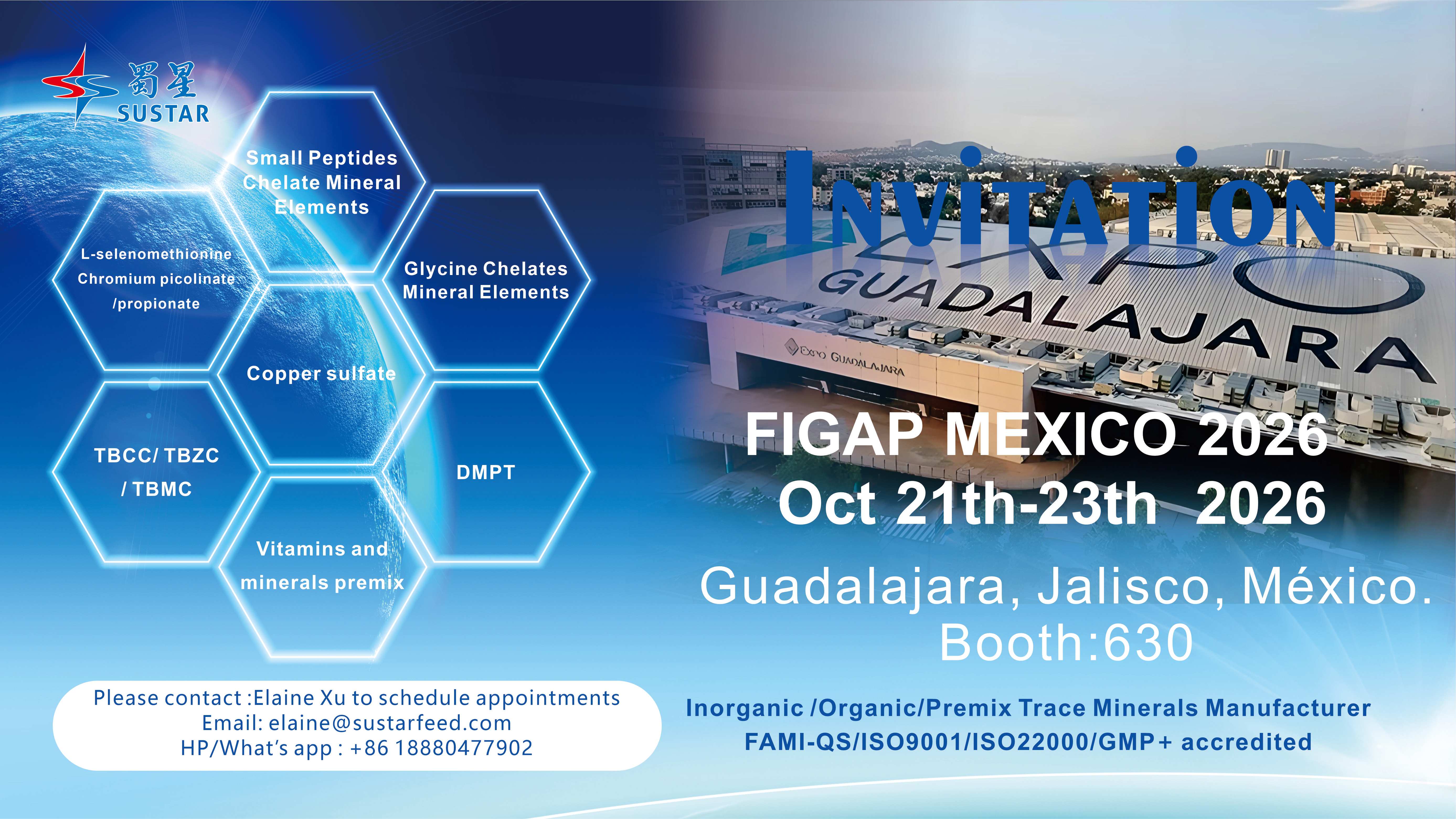 Sustar Feed at FIGAP Mexico 2026 – Visit Us at Booth 630