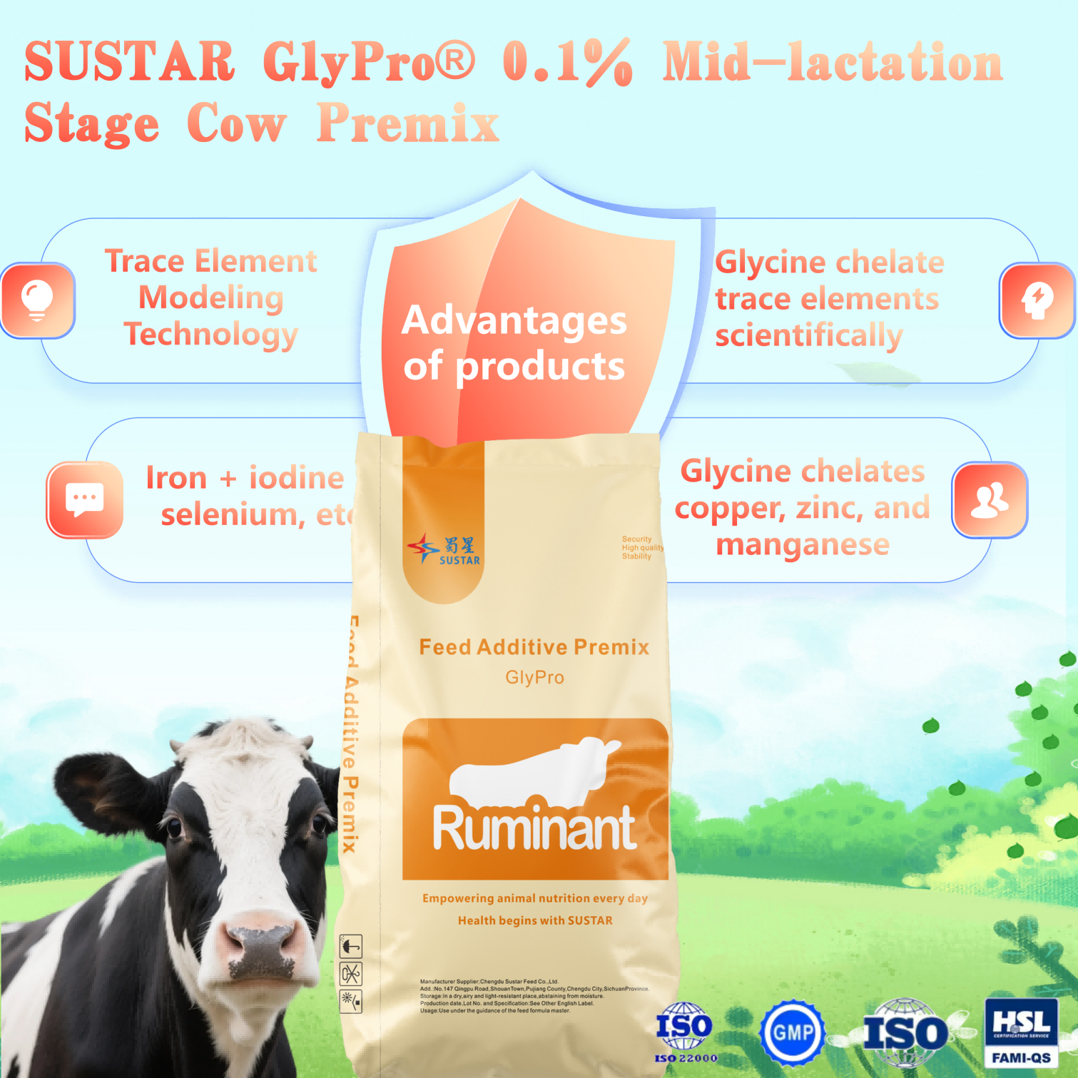Vitamin Mineral Premix for Mid-lactation Stage Cow (2)