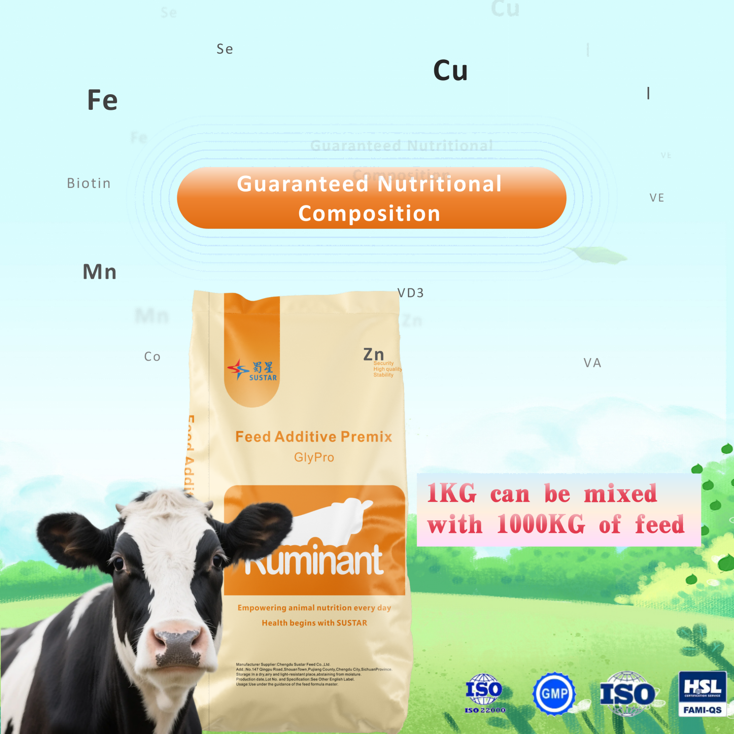 Vitamin Mineral Premix for Mid-lactation Stage Cow (4)