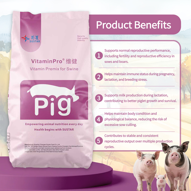 Vitamin Premix for Breeding Pigs SUSTAR VitaminPro® X303