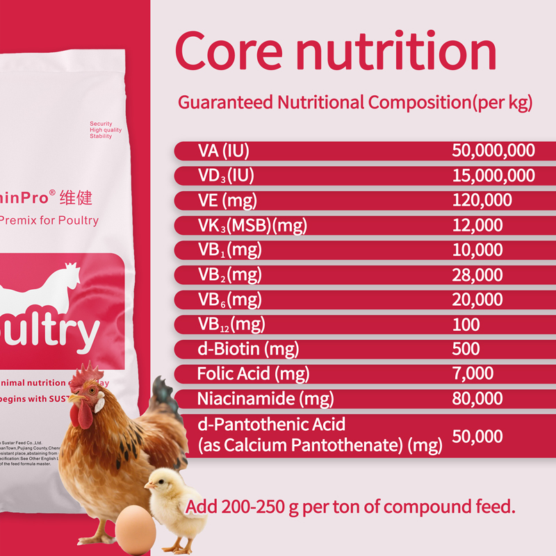 Vitamin Premix for Breeding Poultry SUSTAR VitaminPro® X403