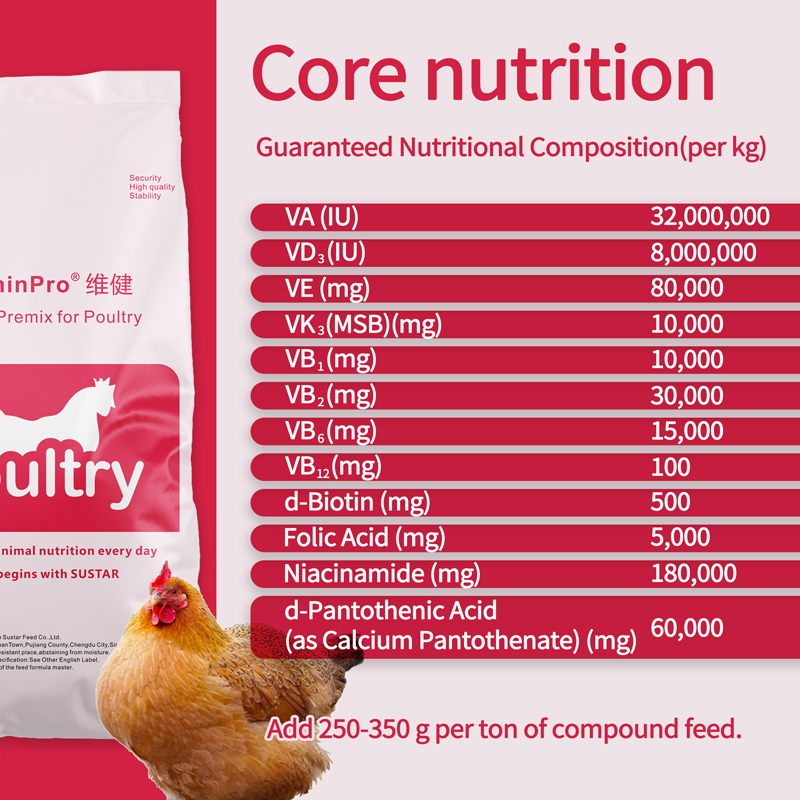 Vitamin Premix for Broilers SUSTAR VitaminPro X401 (1)