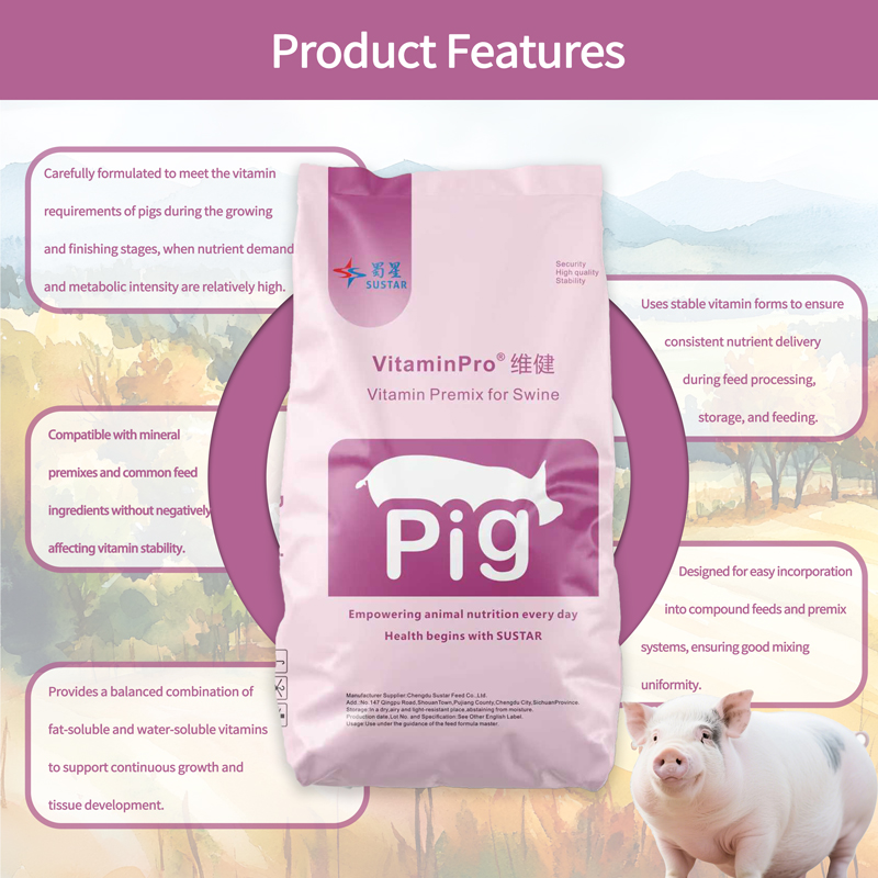 Vitamin Premix for Finishing Pigs SUSTAR VitaminPro® X302