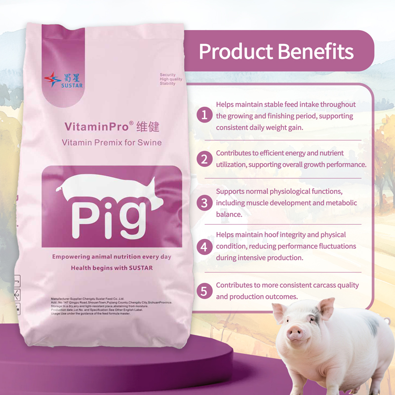 Vitamin Premix for Finishing Pigs SUSTAR VitaminPro® X302