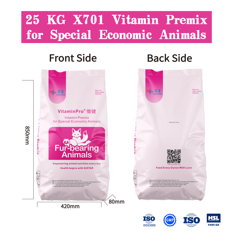 Vitamin Premix for Foxes, Raccoon Dogs, Mink SUSTAR VitaminPro X701 (1)