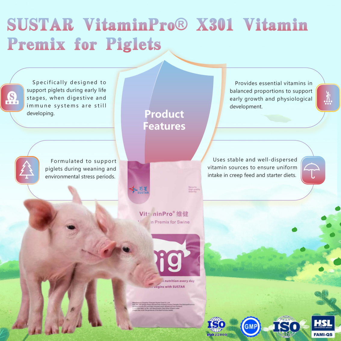 Vitamin Premix for Piglet  Vitamin Pro X301 (1)